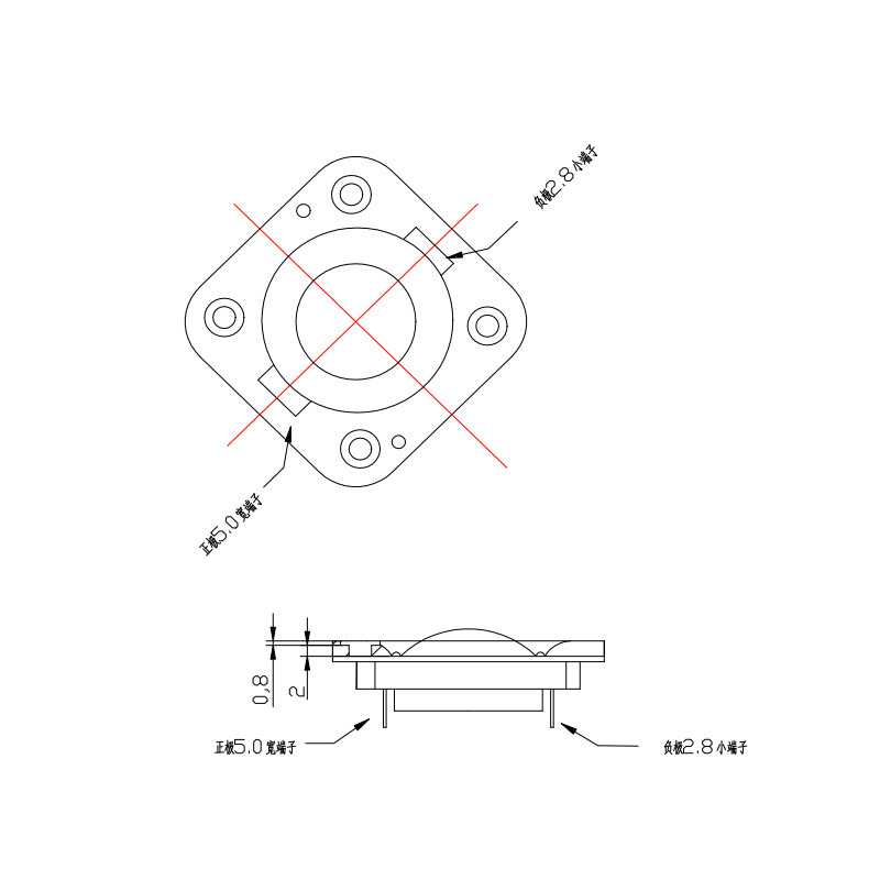 Silk membrane square round 2 inch 1 inch 3 inch treble midrange bass tweeter speaker driver unit horn speaker