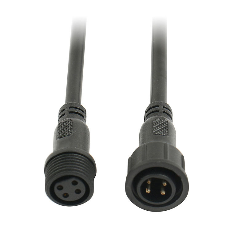 IP65 Male to Female M12 waterproof extension cable m12 connector 4pin waterproof cable connector 2pin M12 Cable sensor connector