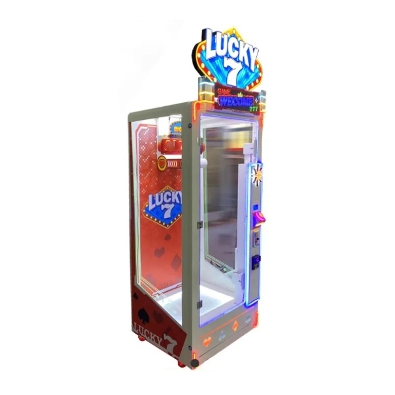 Popular Arcade Coin Operated Games Lucky 7 Cut Prize Game Claw Machine Crane Claw Machine For Sale