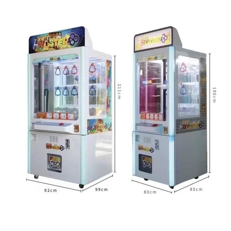 Key type 15 holes coin operated games claw machine