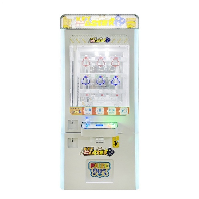 9 Holes Key Master Coin Operated Golden Key Redemption Prize Vending Machine Key master Machine