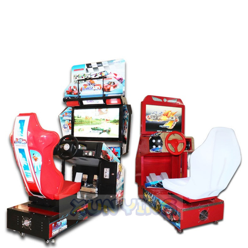 32 Inch Screen  Coin Operated Driving Motor Outrun Arcade Machine Arcade Driving Video Game Machine