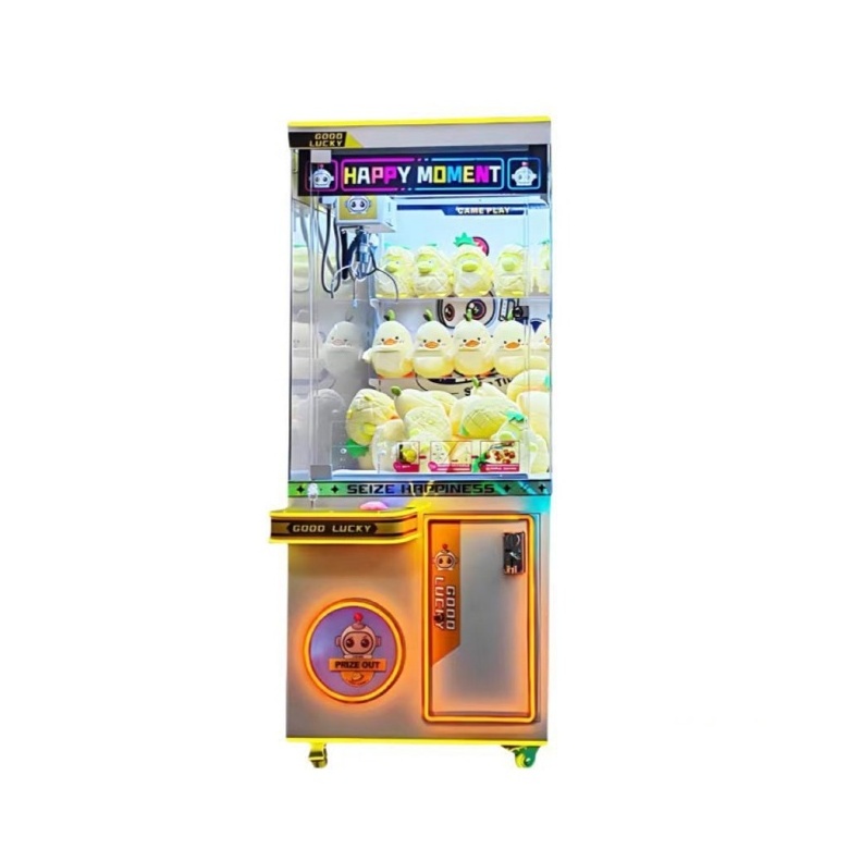 Coin Operated Child Crazy Toy Crane Claw Vending Gift Game Machine