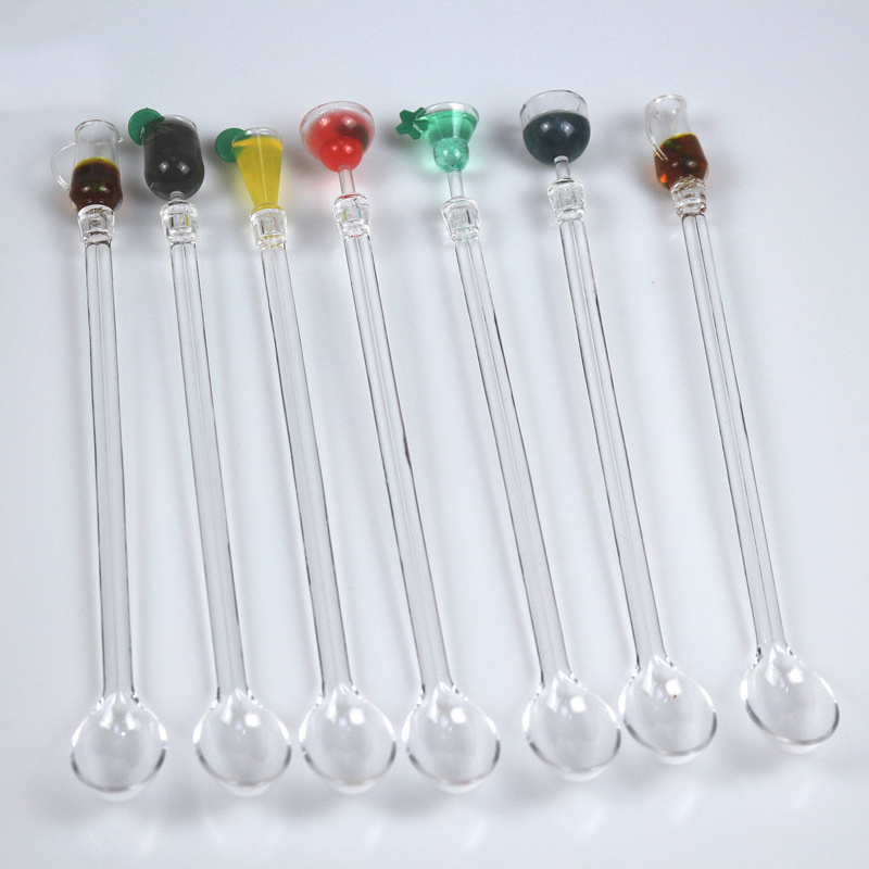 Factory bar accessories custom stir wine swizzler spoon  glasses 23 28 cm long swizzle cocktail plastic acrylic drink stirrers