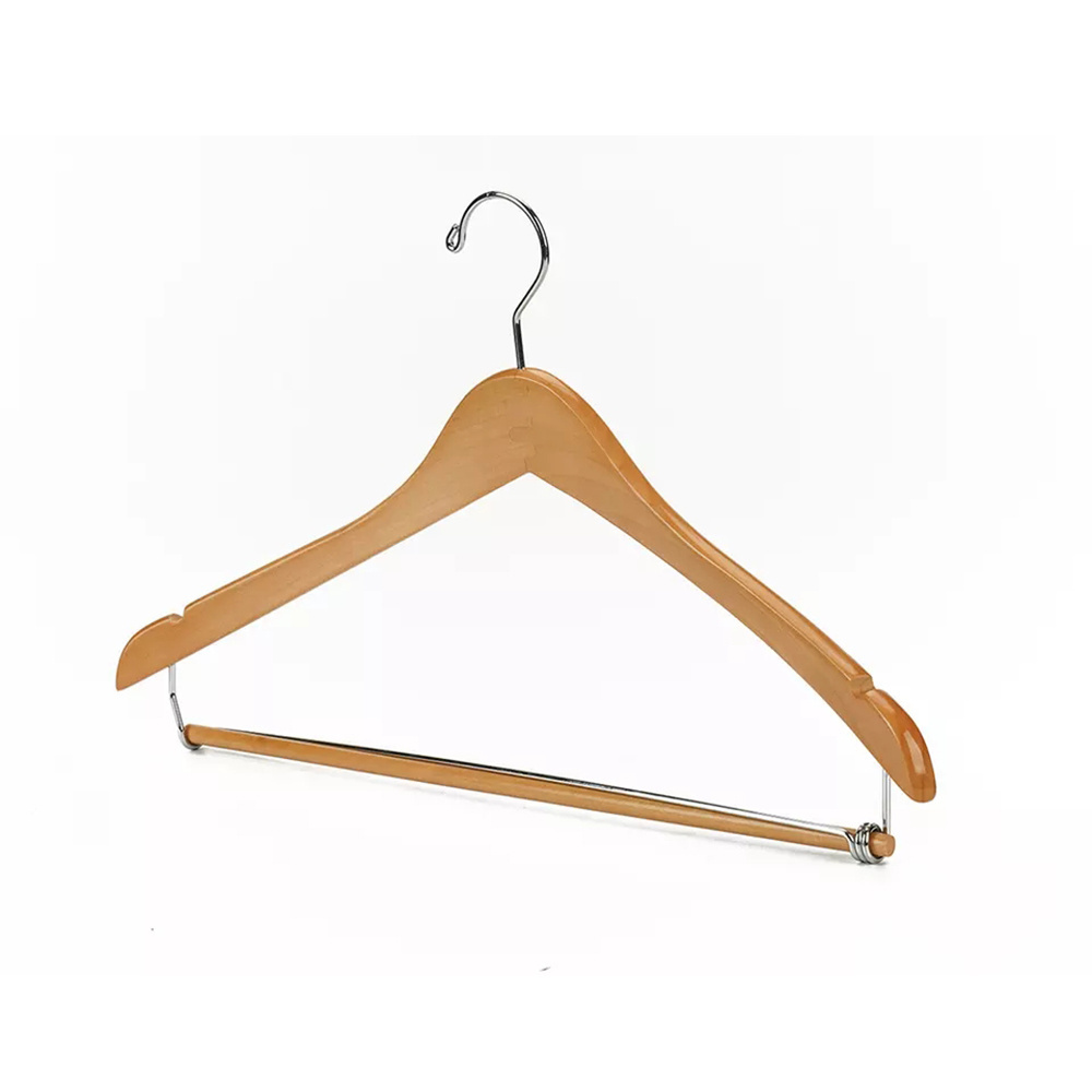 XUNZE High Quality Solid Wood Factory Price Hangers Single Tier Suit Skirt Cleaning Cloths Store Wardrobe Bathroom Living Room