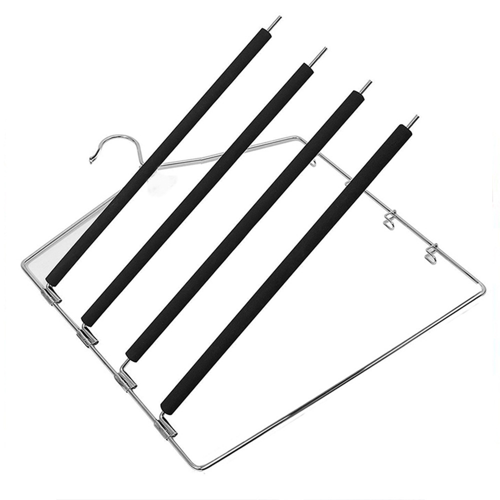 Smart High Quality Multilayer Metal Tower Scarf Hanger Space-Saving Wood Rack for Clothing Wardrobe Bathroom Use