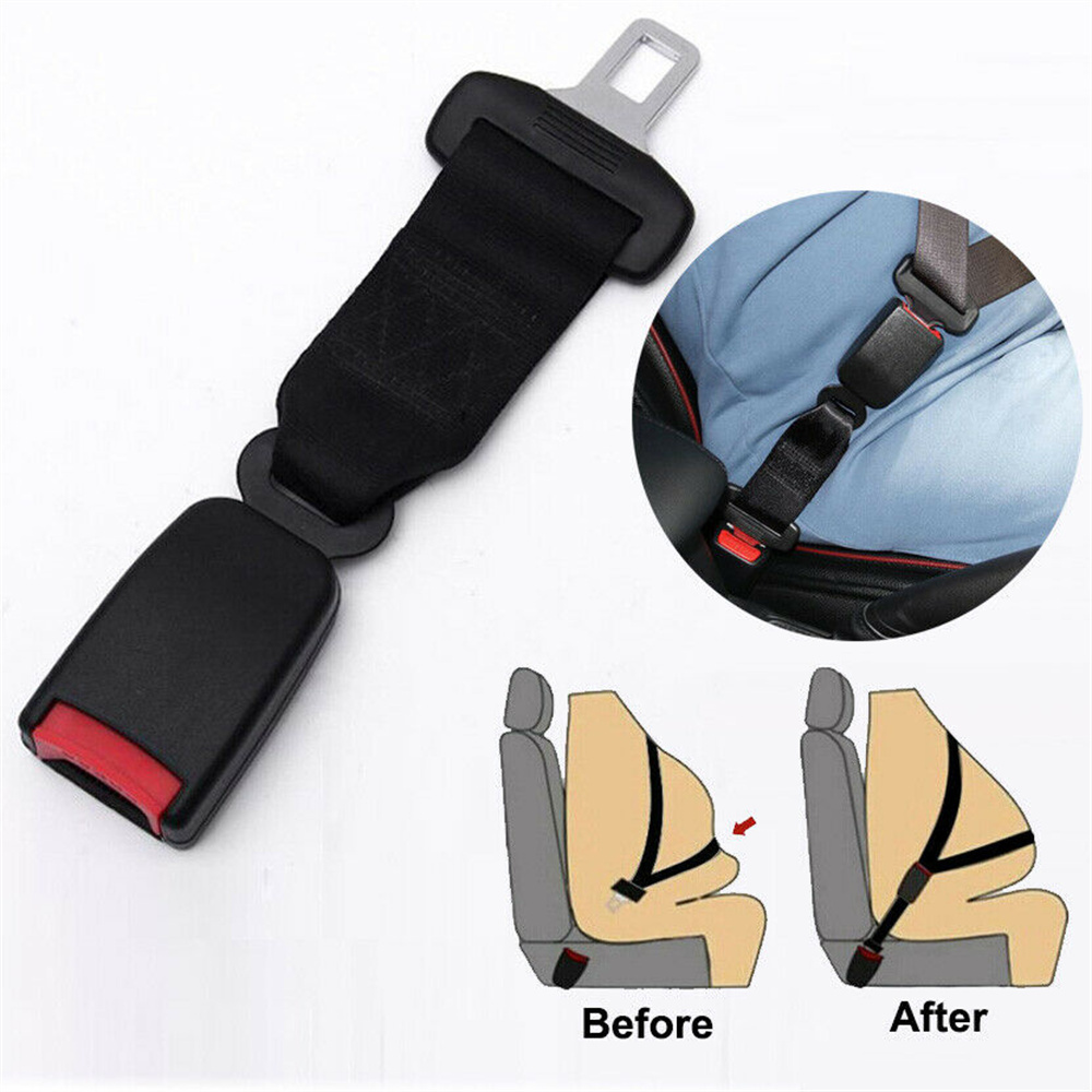 Universal Car Safety Seat Belt Extender Seatbelt Extension Strap Buckle 9 inch