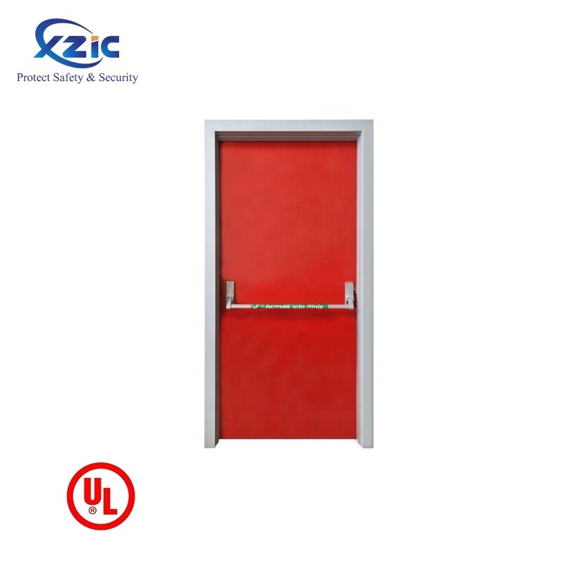 UL 3 hour fire door commercial door glass inserts hollow core steel door