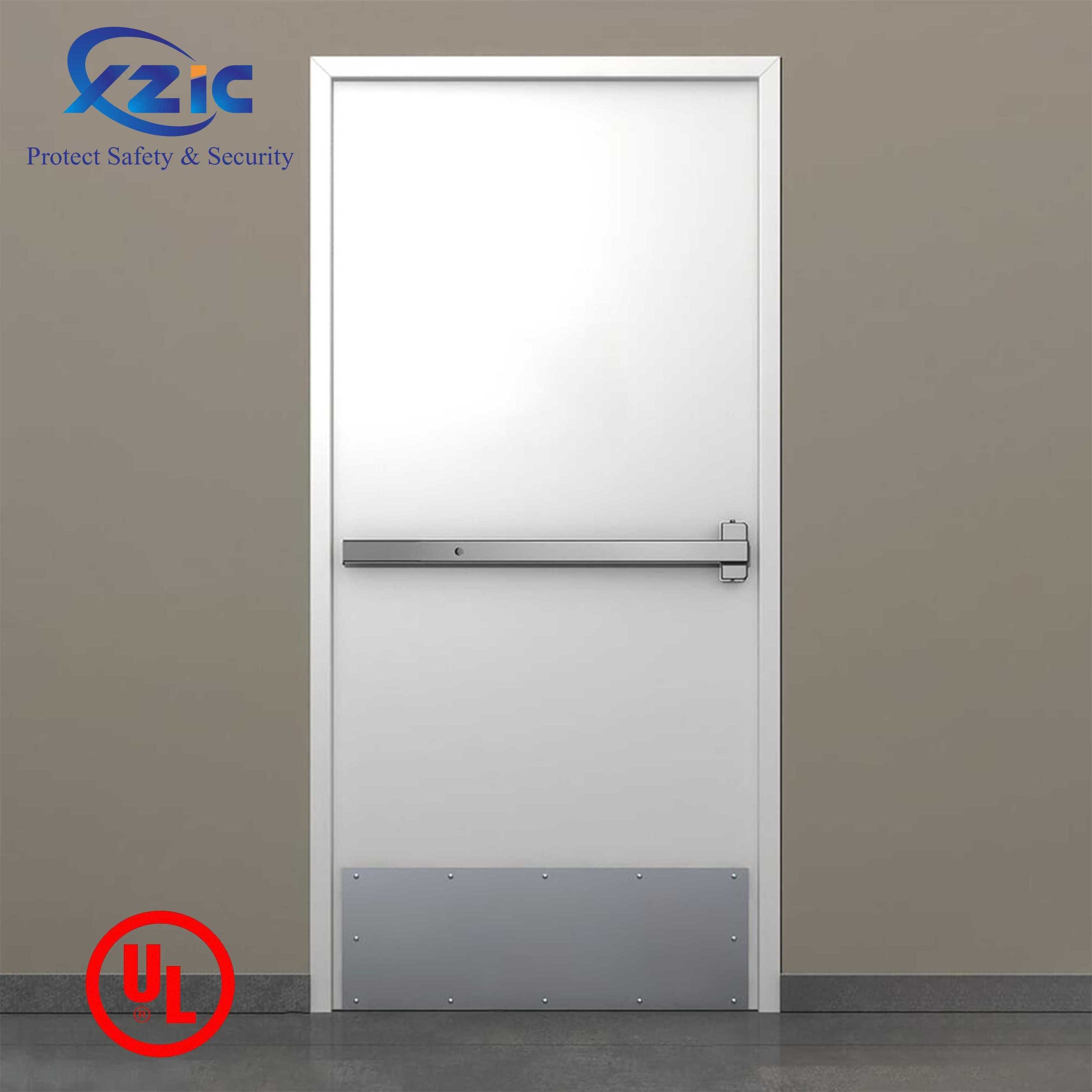 UL 2 hours fire primed steel commercial door exterior fire rated steel doors burgalary & fire rated doors