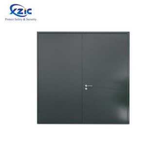 Acoustic steel KTV movie theater door with pressed galvanized steel metal door frame and jamb