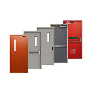 UL listed 1 2 and 3 hour fire rated steel door for emergency exit door commercial exterior fire rated steel doors