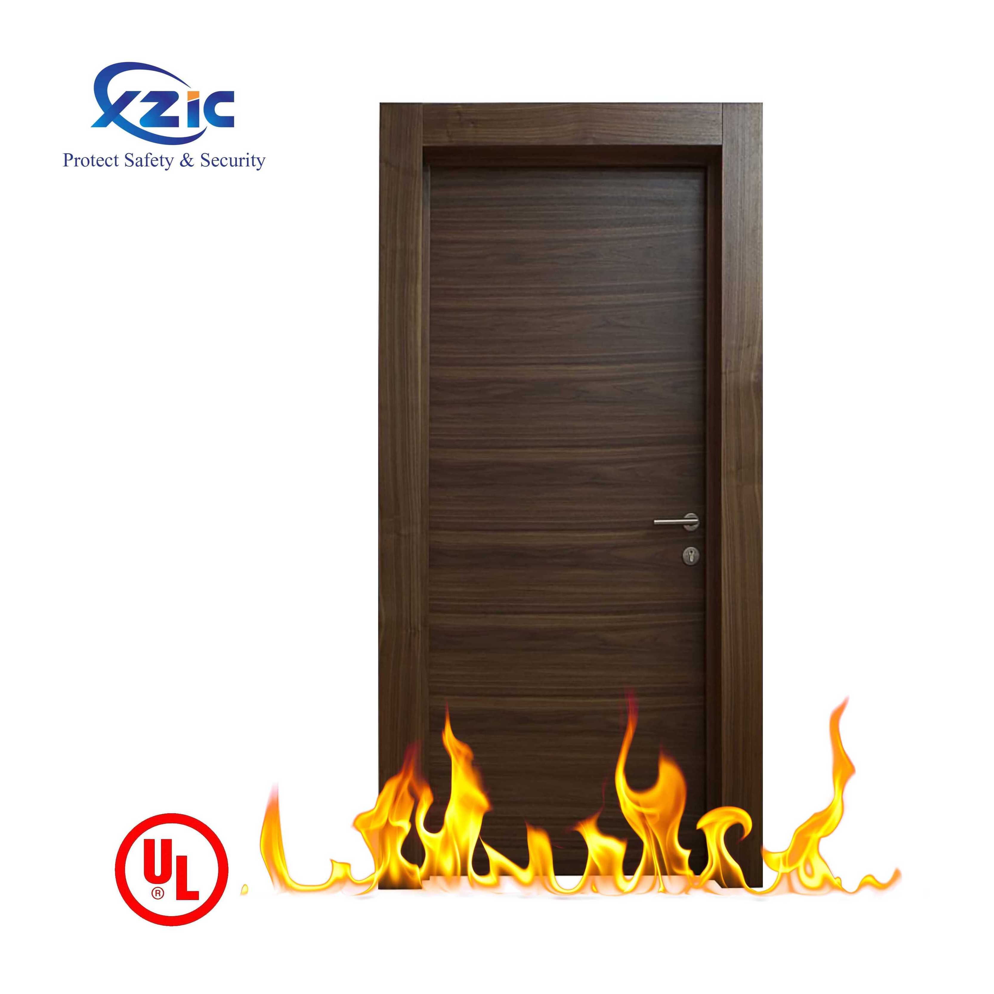 2 hours Wood fire door