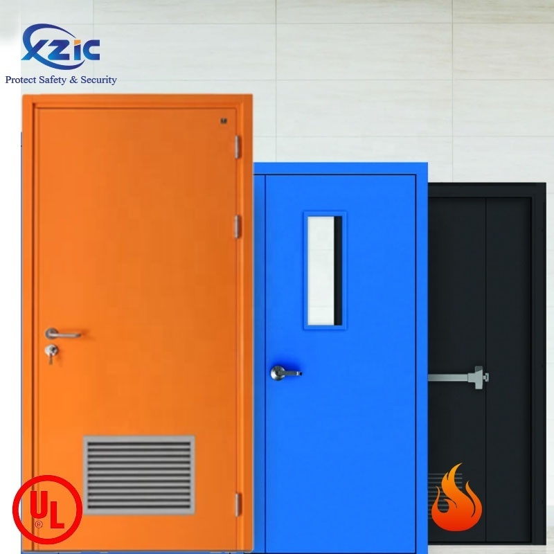 ul approve commercial 20-180 minute fire proof steel fire rated door for hotel apartment hospital