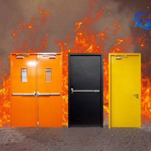 Commercial Metal Door UL listed Steel Fire Door Customized type/size/accessories