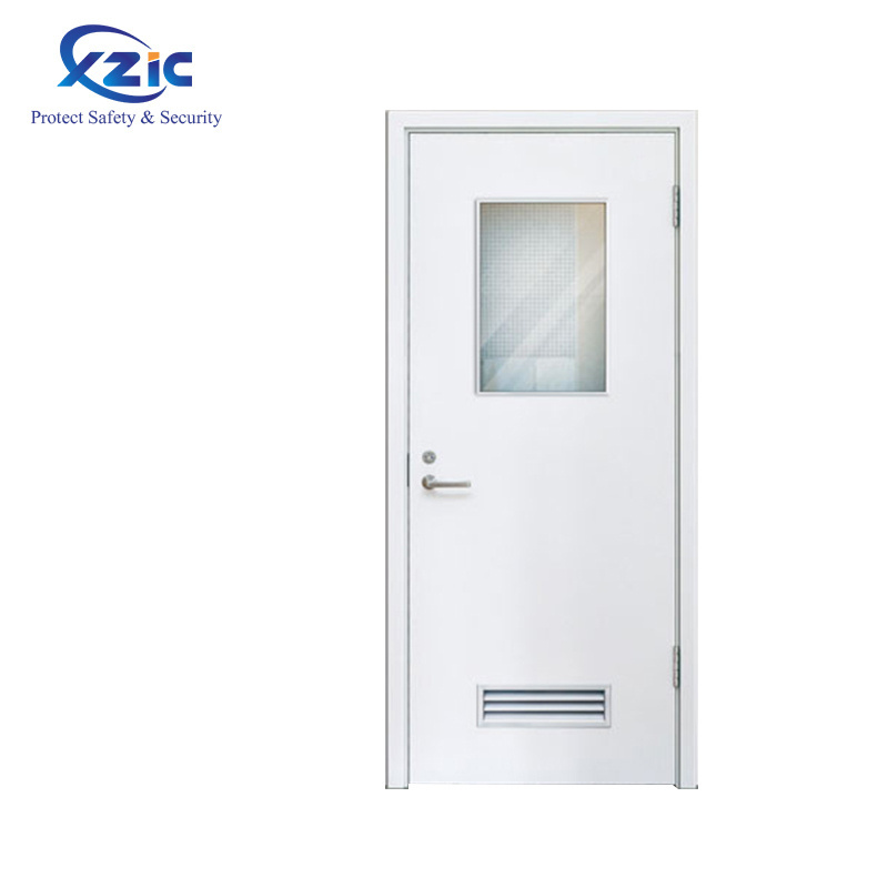 Fancy exterior door styles HPL Hospital interior surgery room Door With Stainless Steel Frame