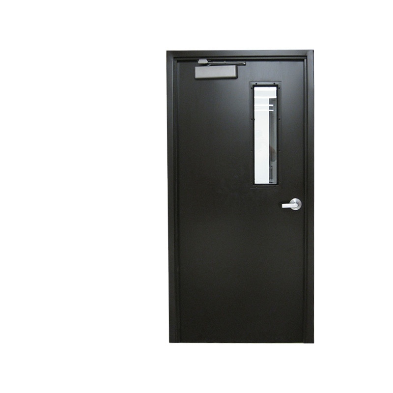 UL certified fire door 3 hour application Commercial Interior Galvanized Steel Fire Rated Powder Coated Doors Manufacturers