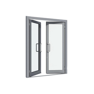 96 x 80 sliding glass door aluminium frame bathroom three panel sliding tempered glass door KFC entry door