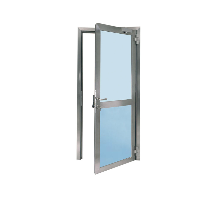 96 x 80 sliding glass door aluminium frame bathroom three panel sliding tempered glass door KFC entry door