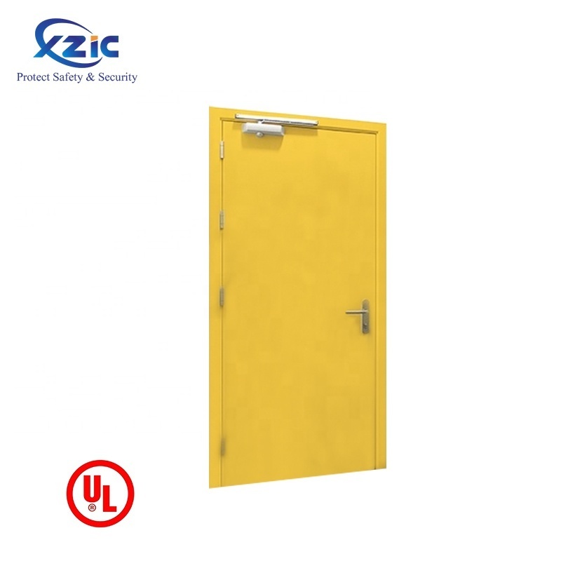 UL 3 hour fire door commercial door glass inserts hollow core steel door