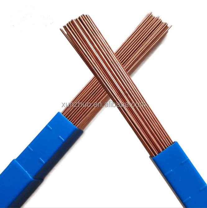 Hot Sale ERCuAl-A1 China manufacturer bronze price per kg copper alloy electrode welding rod