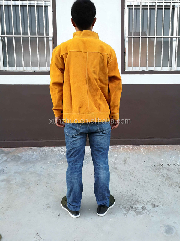 Leather welding safety suit / Leather welders clothing / leather safety overall