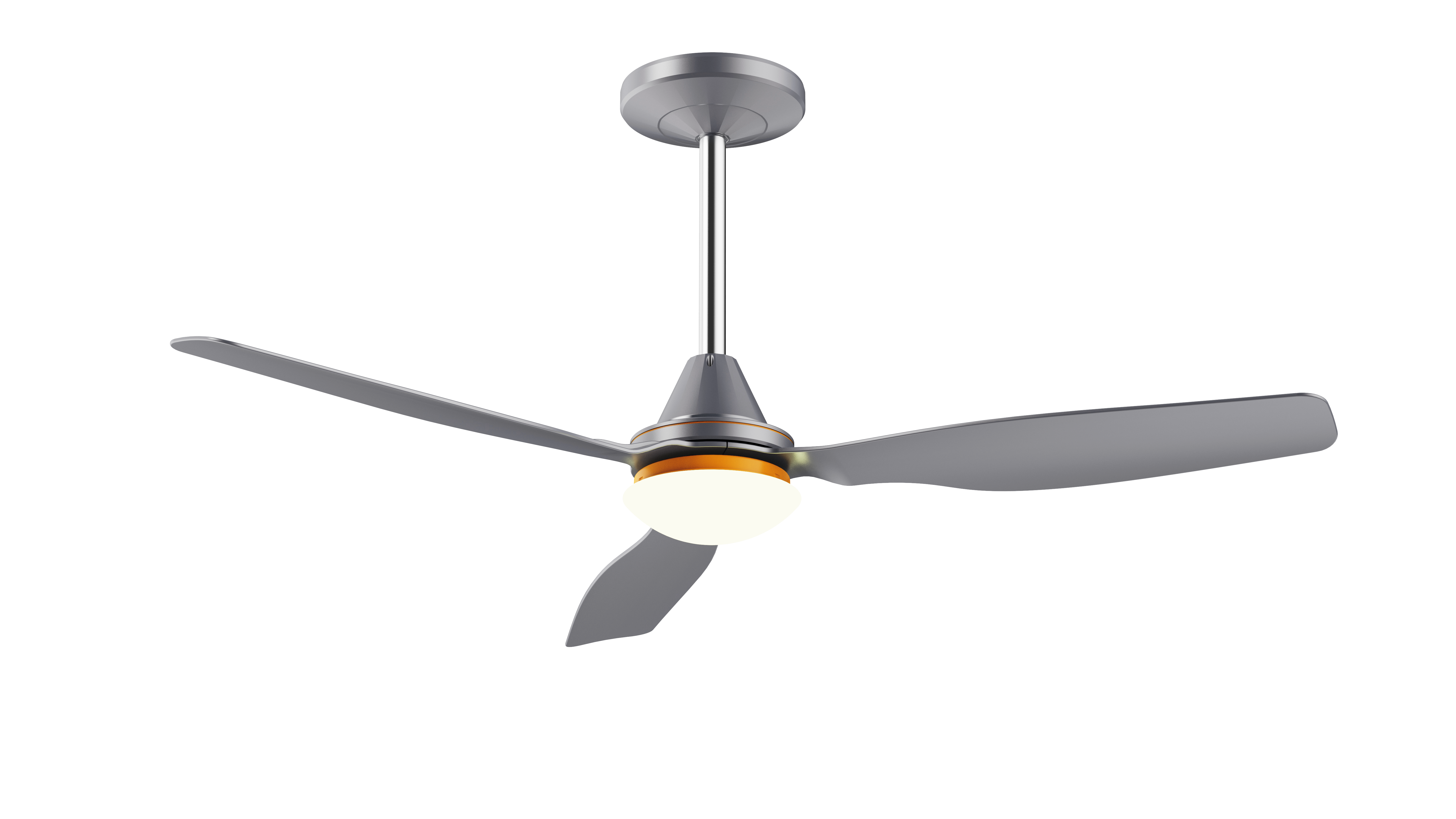 Ceiling Fan with Lights and BLDC Motor for Quiet Operation, Dimmable LED Light, Remote Control