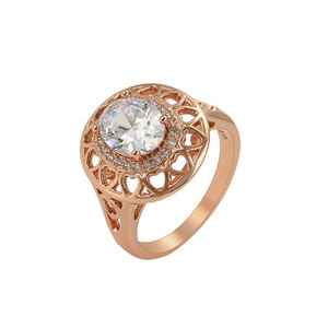 16107 Xuping Jewelry elegant ring exquisite Rose gold color Valentine's Day Gift daily popular wholesale Latest Designs ring