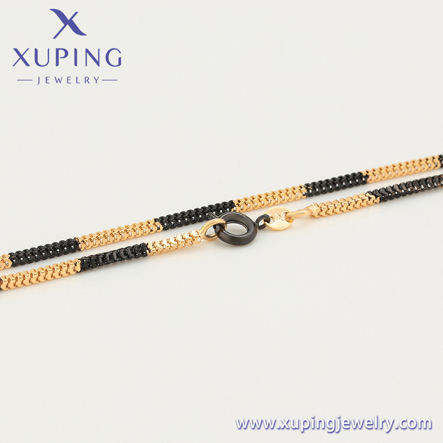 A00756338 xuping jewelry personalized design hip hop cool color snake bone chain men's dainty necklace