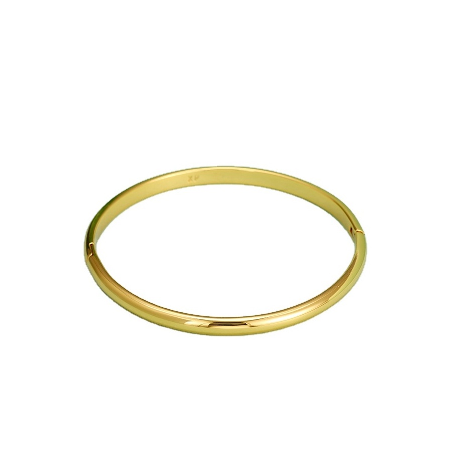 xuping special offer 4mm classical design women bangle,  trendy elegant copper alloy saudi arabia jewelry gold bangles