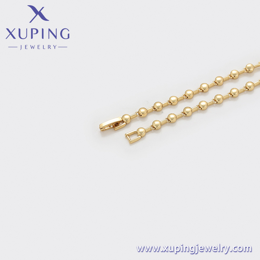 X000917951 XUPING Jewelry 14K gold color stone necklace women gold 14k jewelry