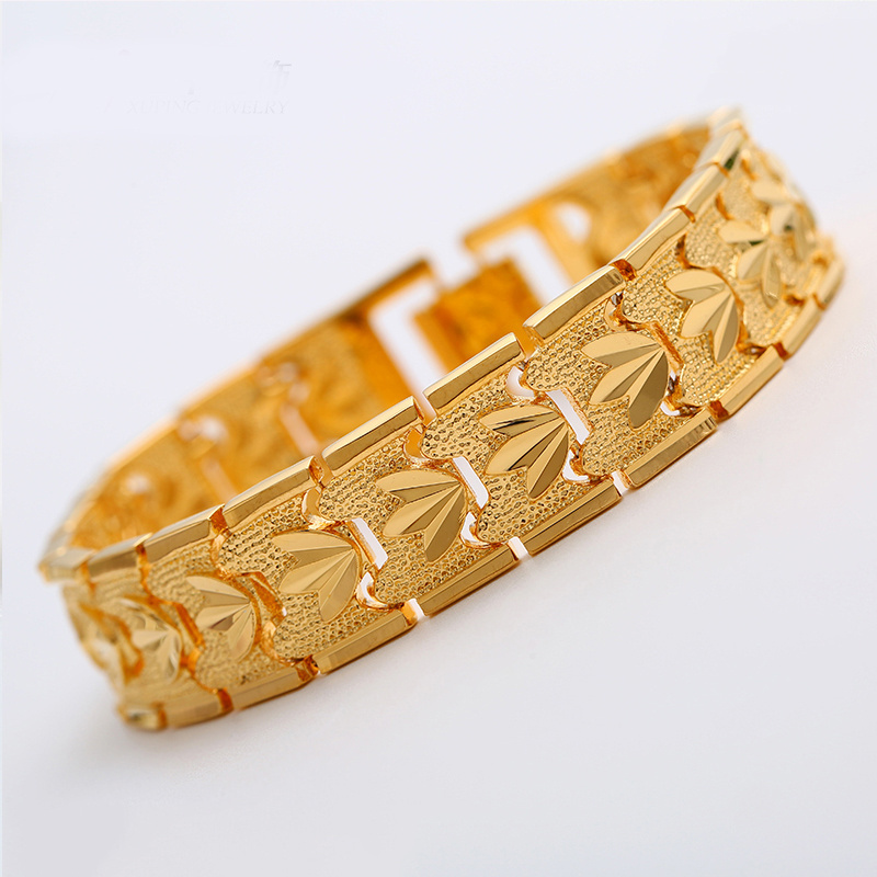 xuping dubai gold jewelry 24k gold bracelet bangle for women