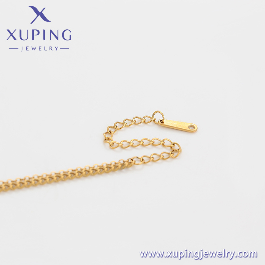 X000850909 XUPING Jewelry chains for men 18K gold color gold jewelry wholesale women's necklaces