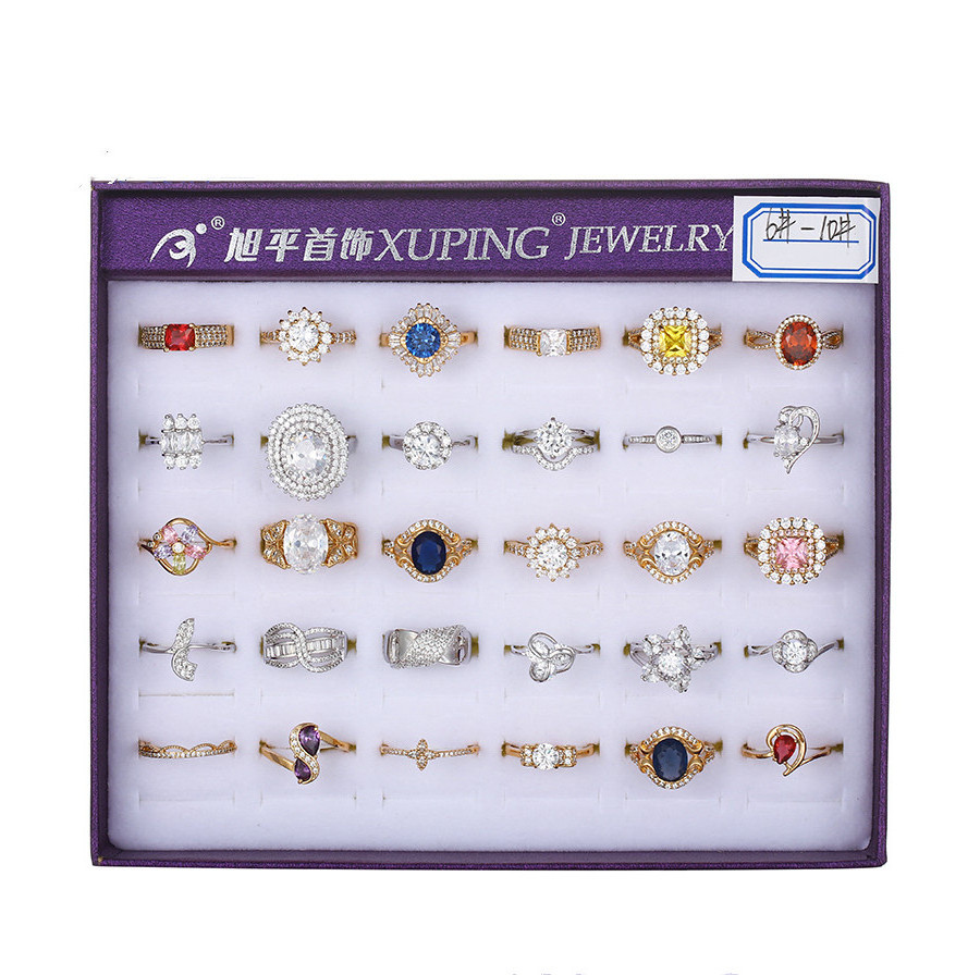 ring-115 xuping jewelry Fashionable Simple and Elegant Clearance Special Price Multi-style Boxed Rings