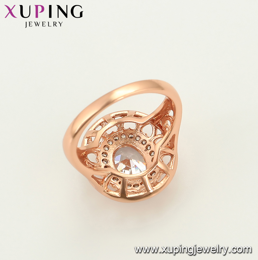 16107 Xuping Jewelry elegant ring exquisite Rose gold color Valentine's Day Gift daily popular wholesale Latest Designs ring