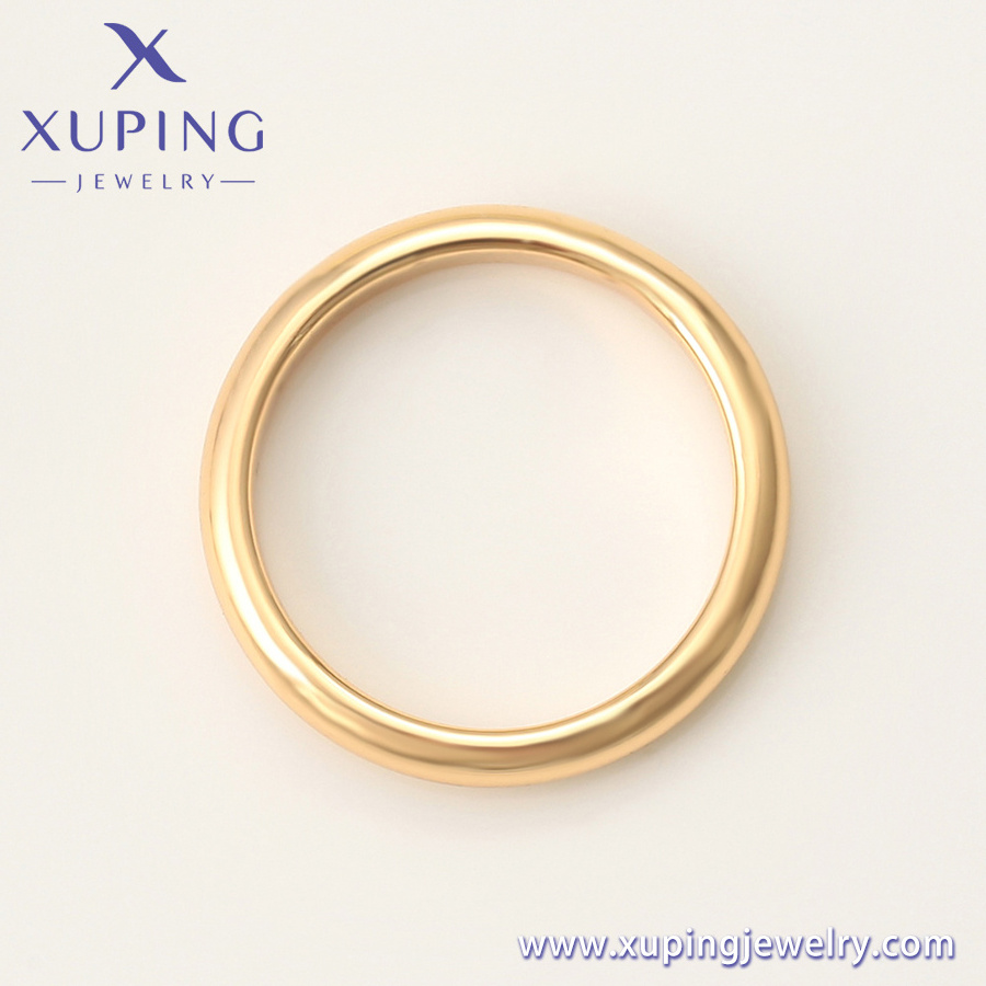 A00551475 xuping jewelry Affordable Simple Fashion Dubai 18K Gold Plated Unisex Gift Engagement Ring