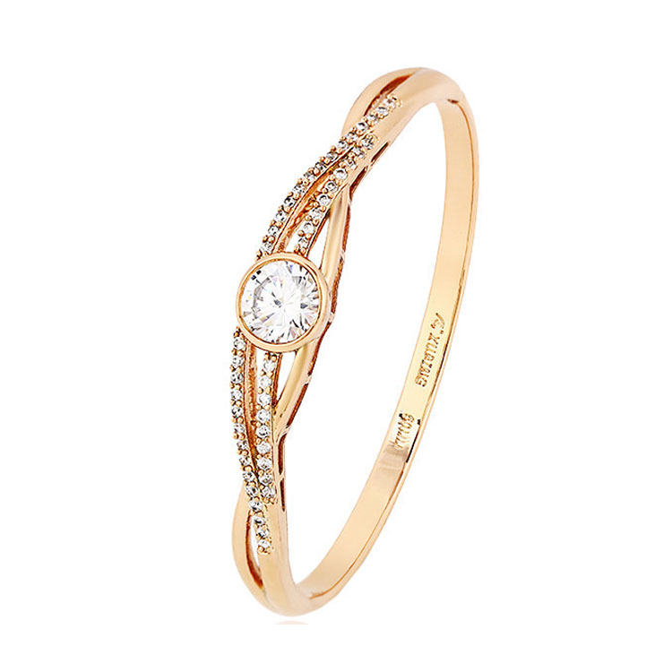 51101 Rose gold color latest design  jewellery bangle