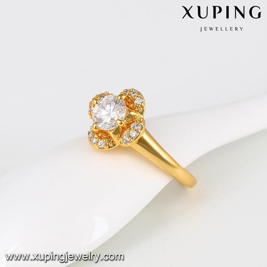 11030 xuping fashion special price ring 24k gold plated crystal ring for women