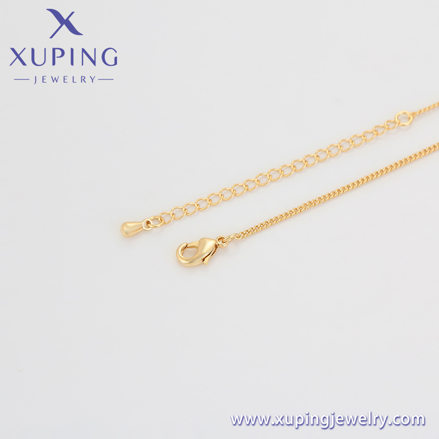 necklace-0178 XUPING Jewelry 14K gold color special  soles of foot special trendy popular pendant women necklaces