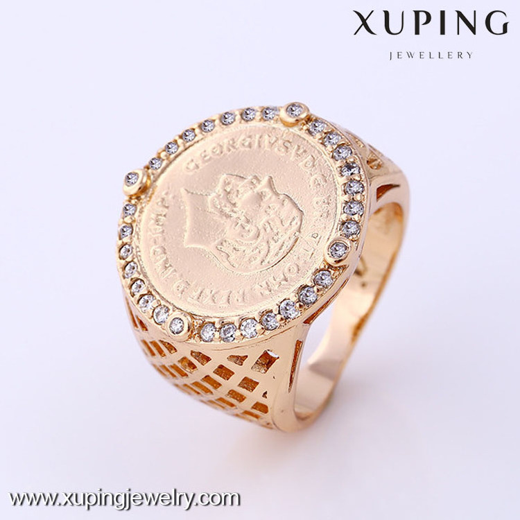 11894 Ring mens 2023 Manufacture Copper Jewelry with 18k Gold Plated rings for men