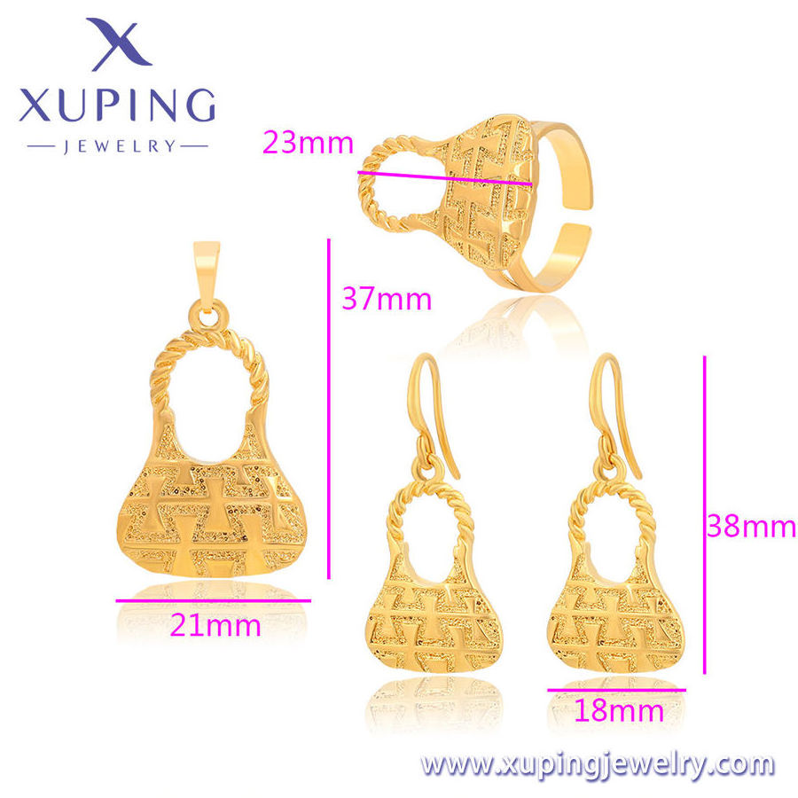 XPS13T XUPING artificial jewelry customization  24K gold color Heaviness women Exhibition african jewelry