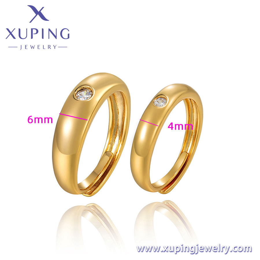 A00509766 XUPING Jewelry Classic Stone 24K Gold Plated Ring Wedding Engagement Ring Fashion Jewelry Ring