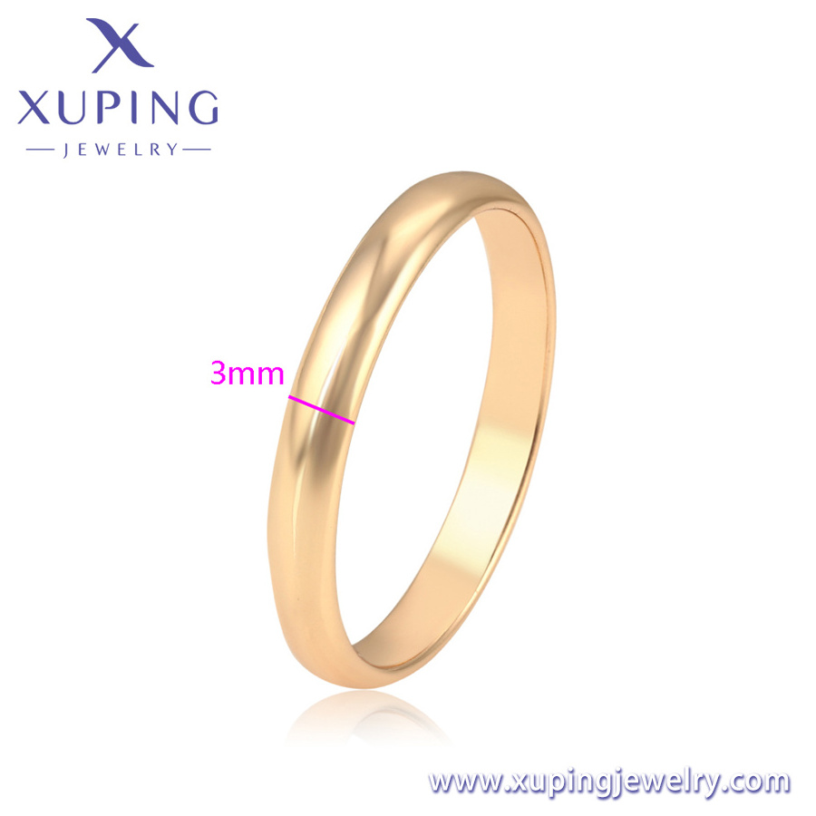 A00597534 xuping Best Seller  men Ring Step Edge Wedding Band Sports big size Rings for Men