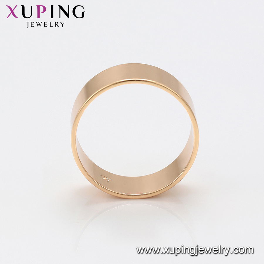 16293 xuping 2020 fashion simple no stone designs 18 karat gold ring