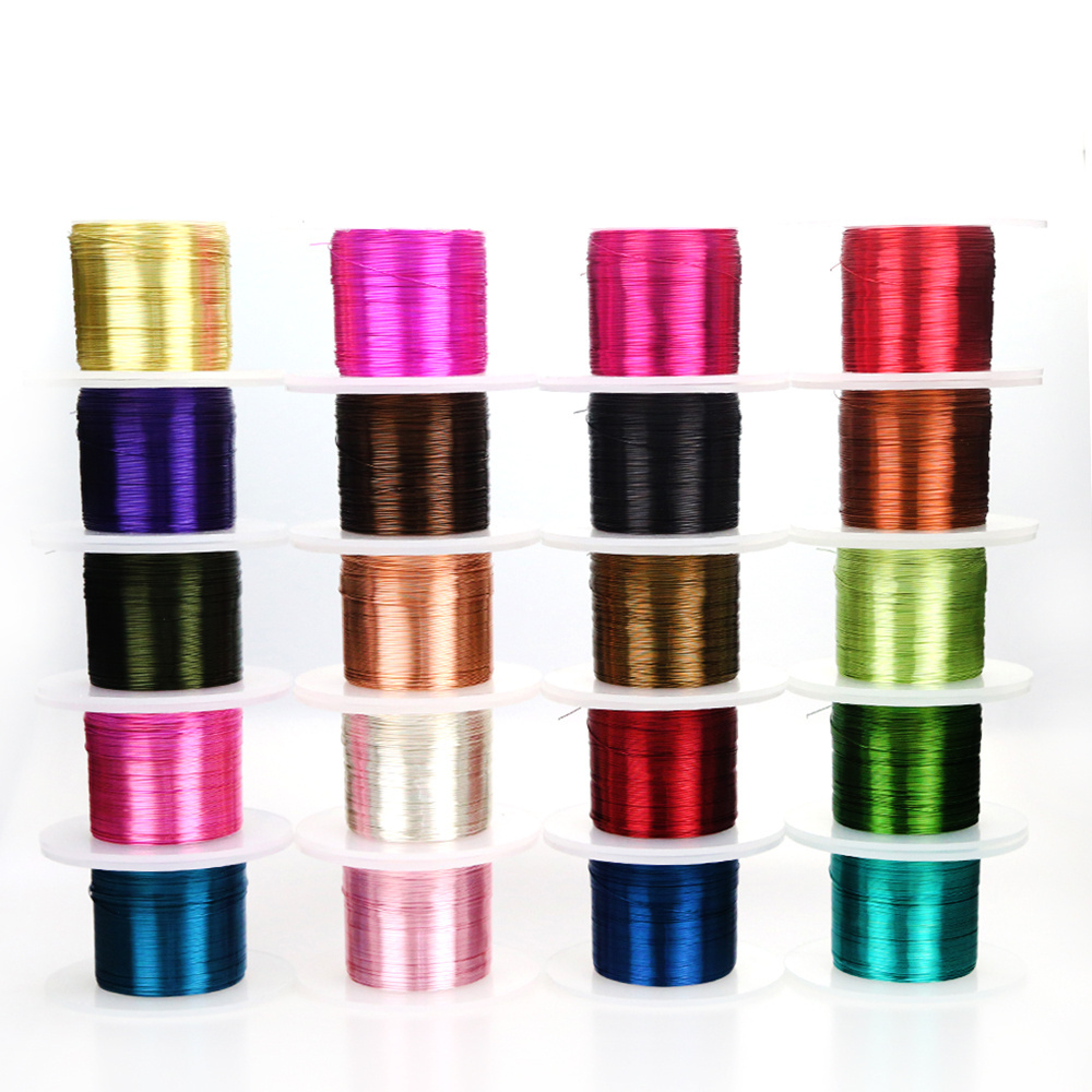 XuQian 28 Gauge Coloured Craft Copper Wire For Making Jewelry