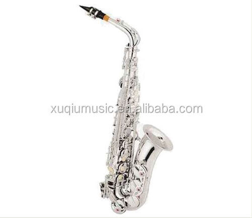 brass silver plated alto saxophones