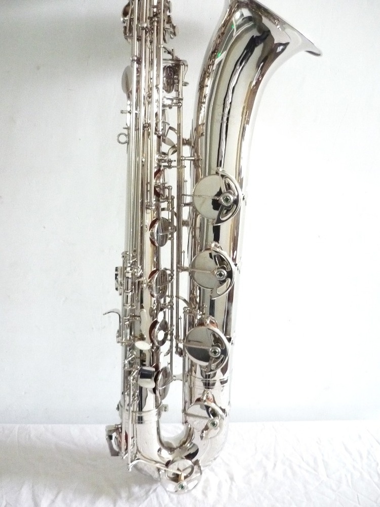 OEM Eb Nickel Plated Baritone Saxophone from China