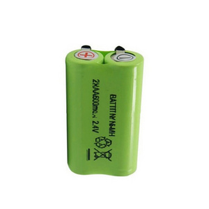 2.4V AA 1200mah Ni-MH Battery pack Stick With Tabs