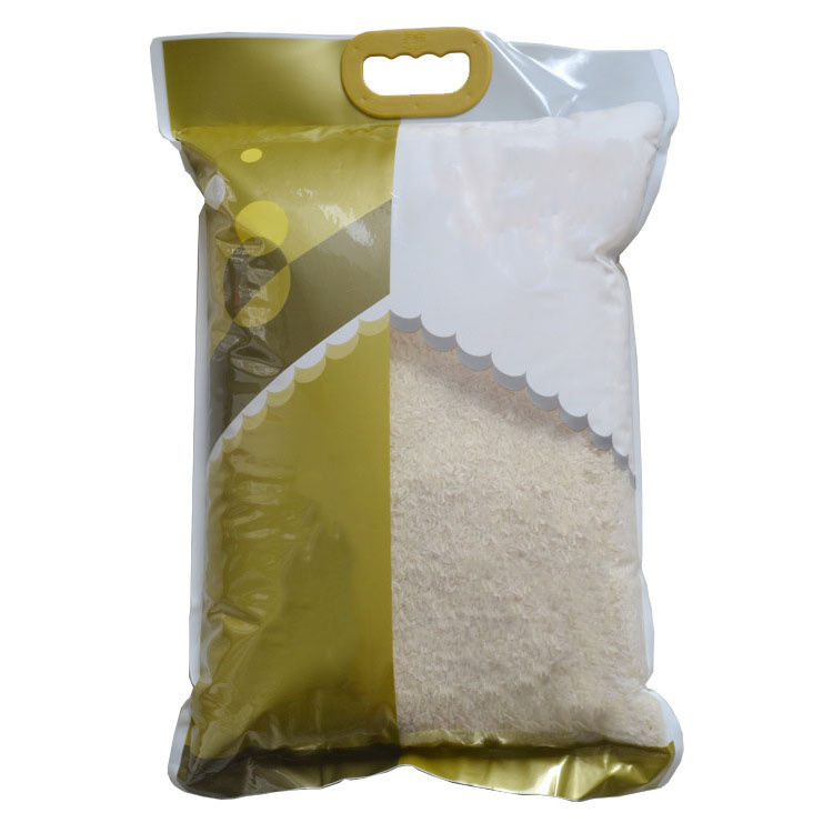 1kg 2kg 5kg rice grain PA EVOH PE rice lamination packing 10kg rice packaging bag with printed custom design