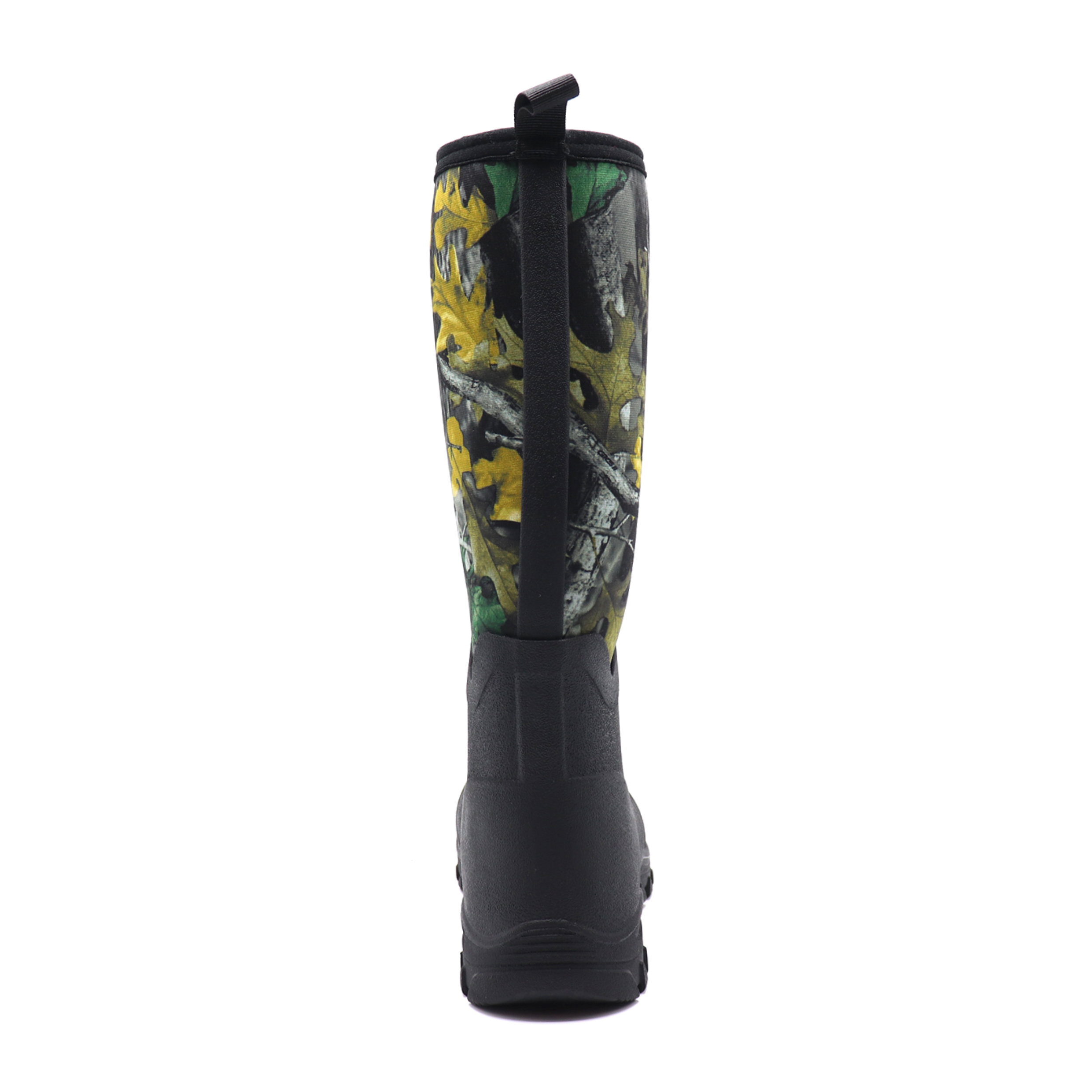 Hunting camouflage rubber neoprene men's shoes rain rubber boots