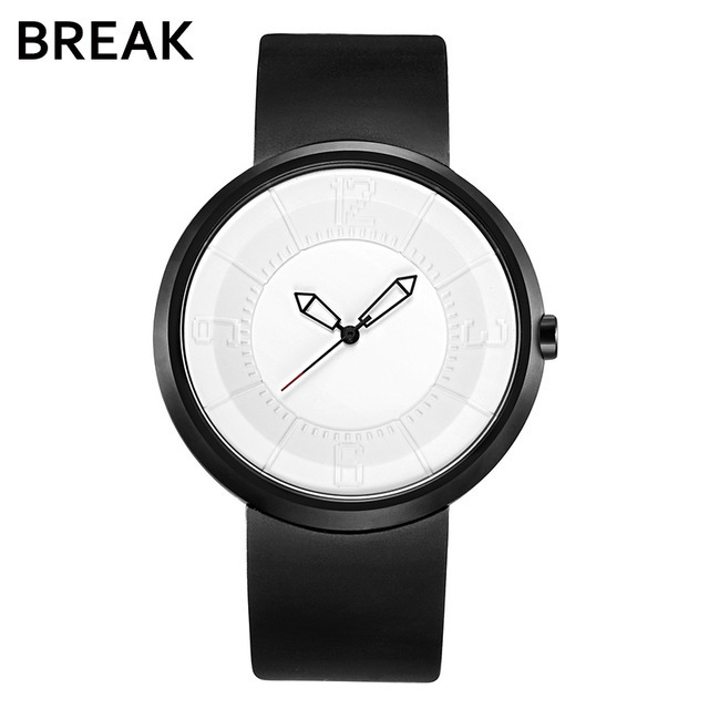 Break B106  Watch Men Women Black Waterproof Fashion Casual Military Quartz Sports Watches